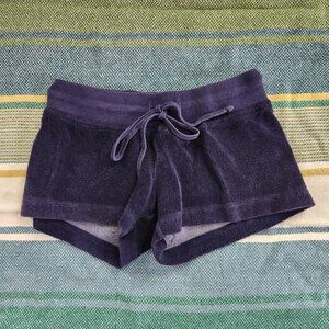 Y2K hard tail low rise terry cloth short shorts size xs